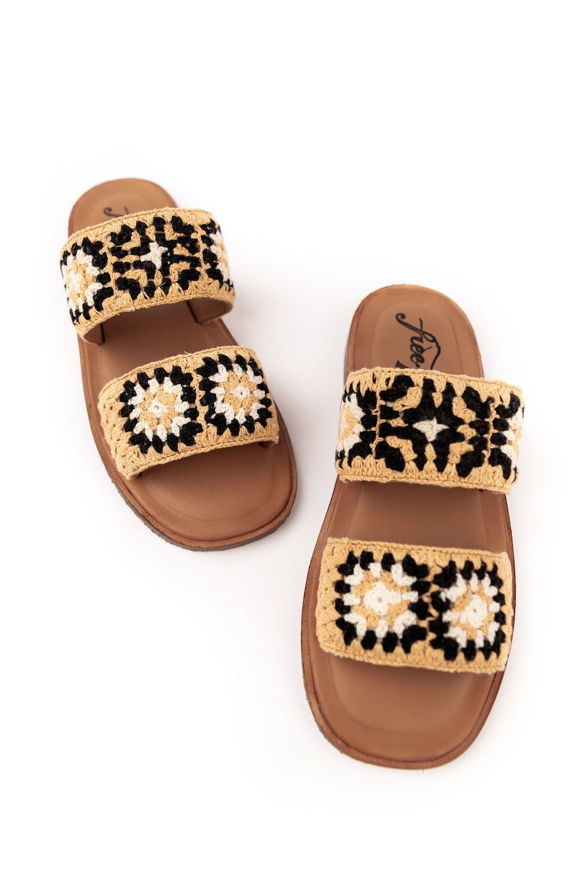 Free People Juliet Crocheted Slides