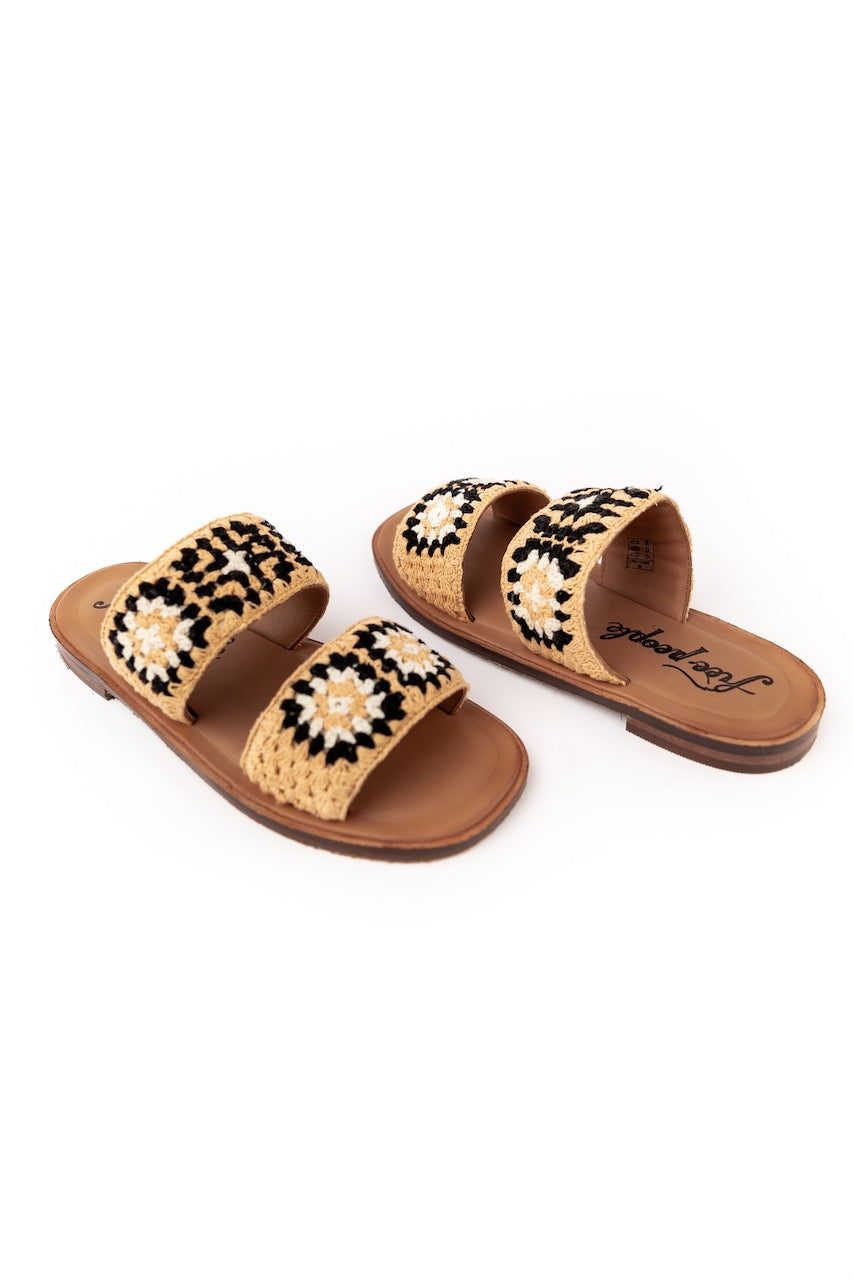 Free People Juliet Crocheted Slides