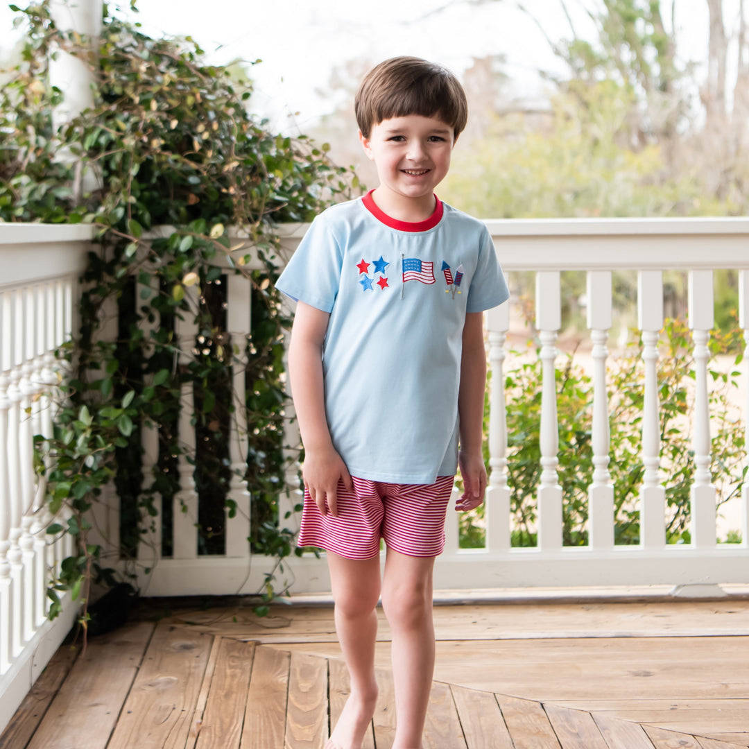 Jelly Bean Patriotic Short Set