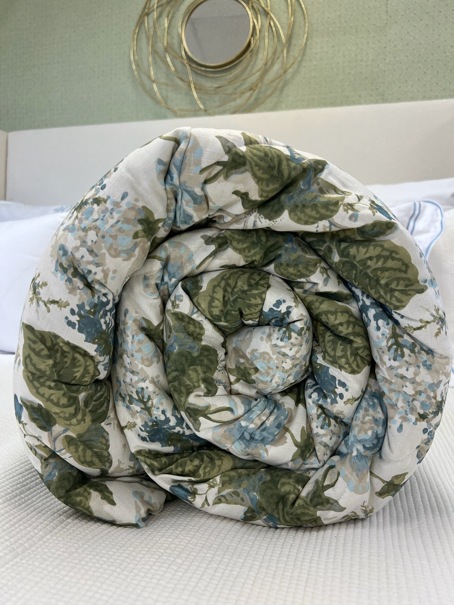 Georgia in Blue & Green Comforter