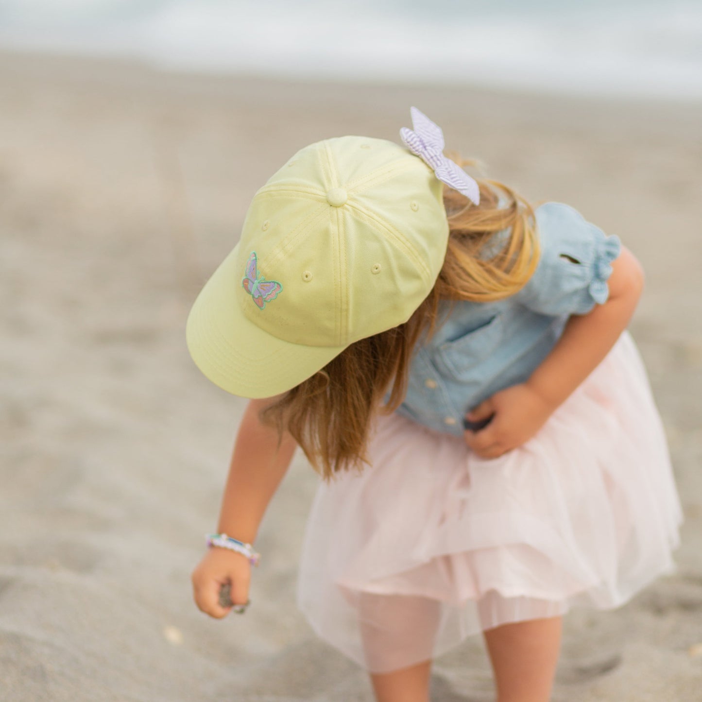 Butterfly Bow Baseball Hat (Girls)