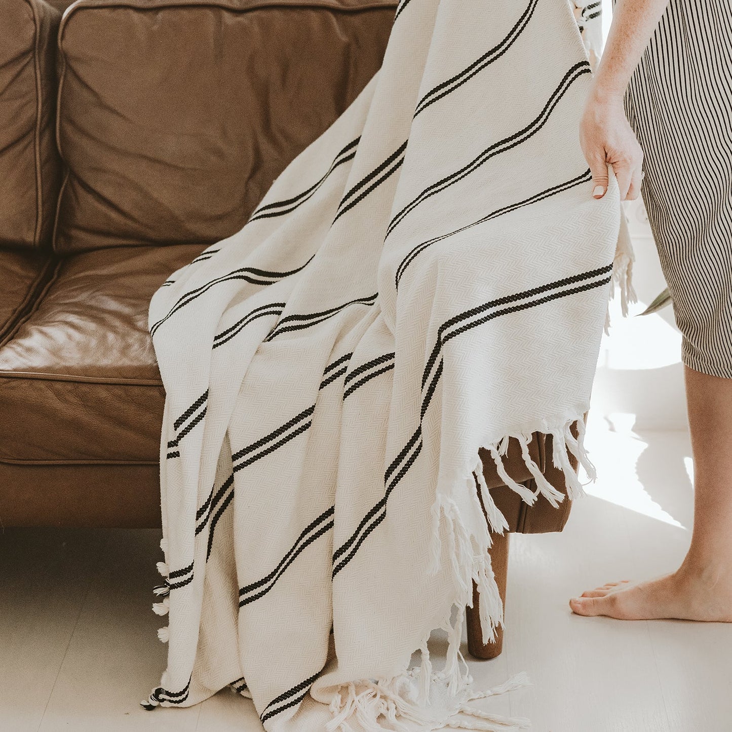 Kate Turkish Blanket - Two Stripe