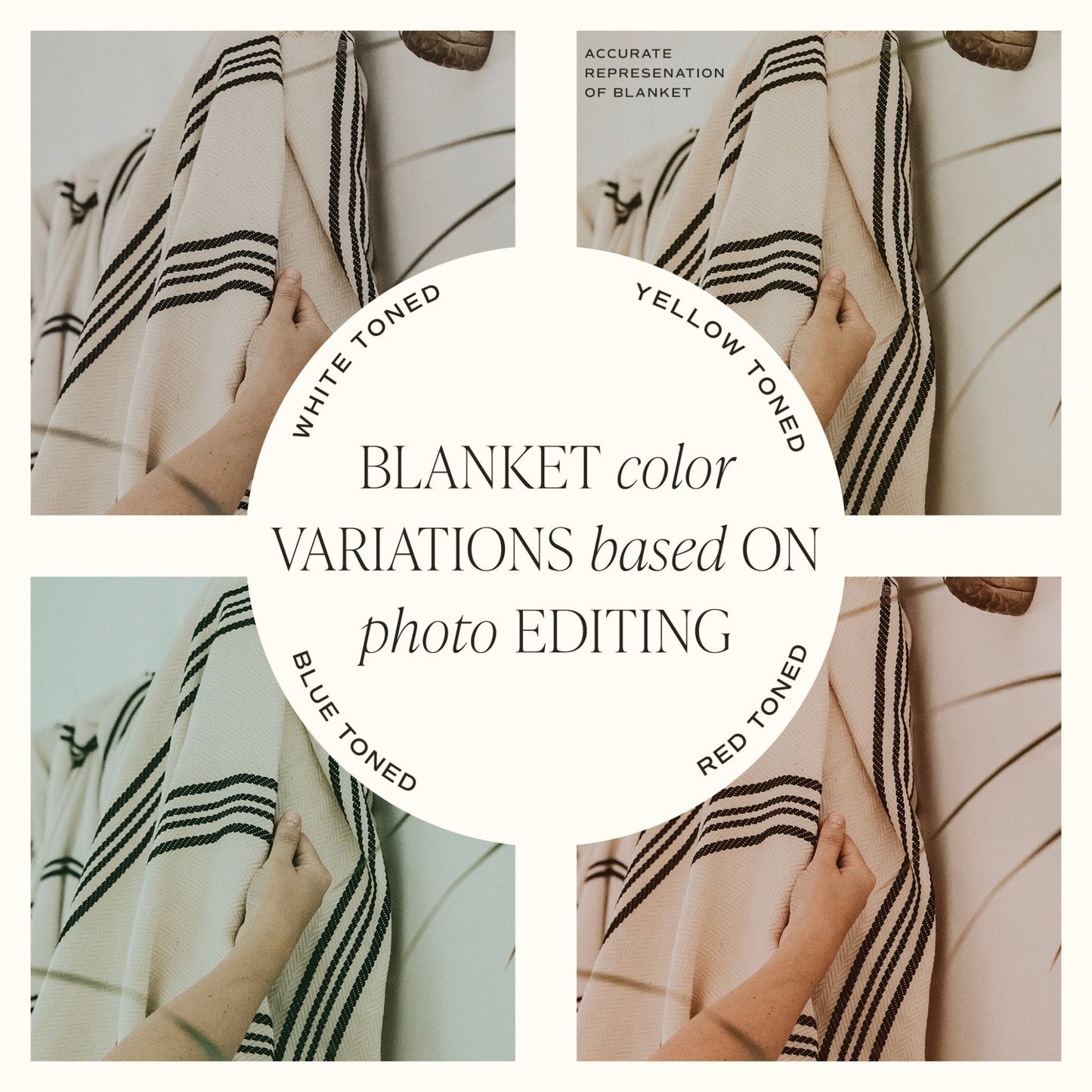 Henley Turkish Blanket - Four Stripe