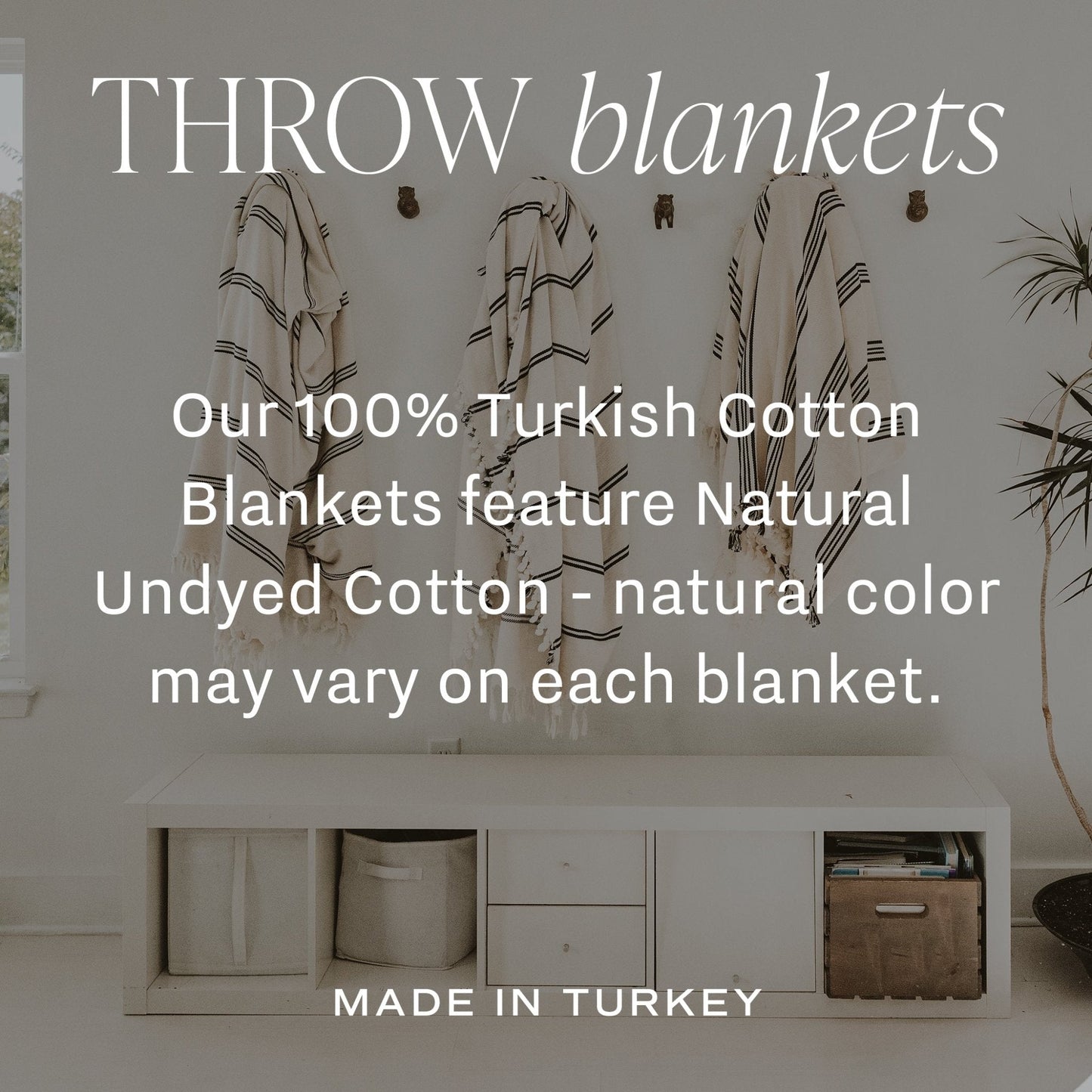 Henley Turkish Blanket - Four Stripe