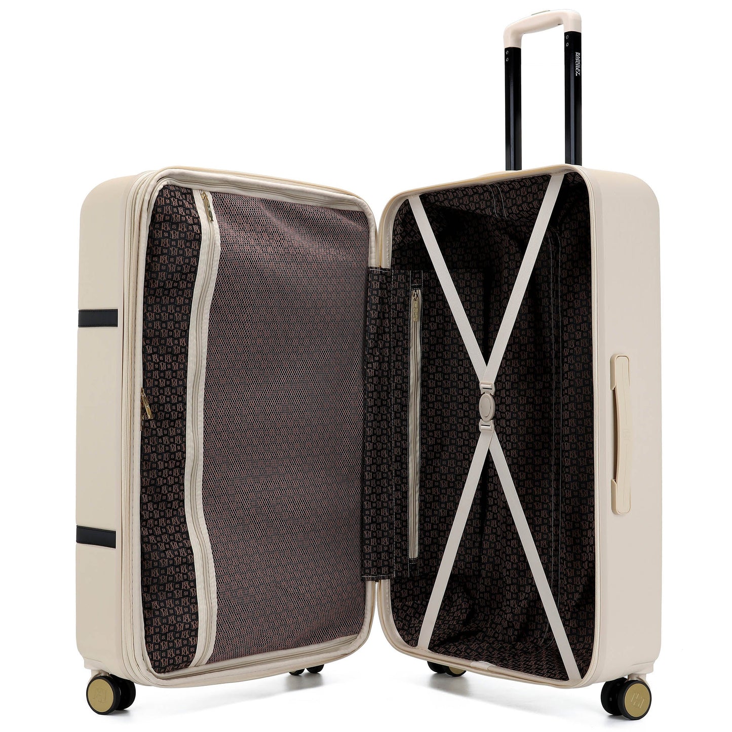 Grace 3 Piece Expandable Retro Luggage Set