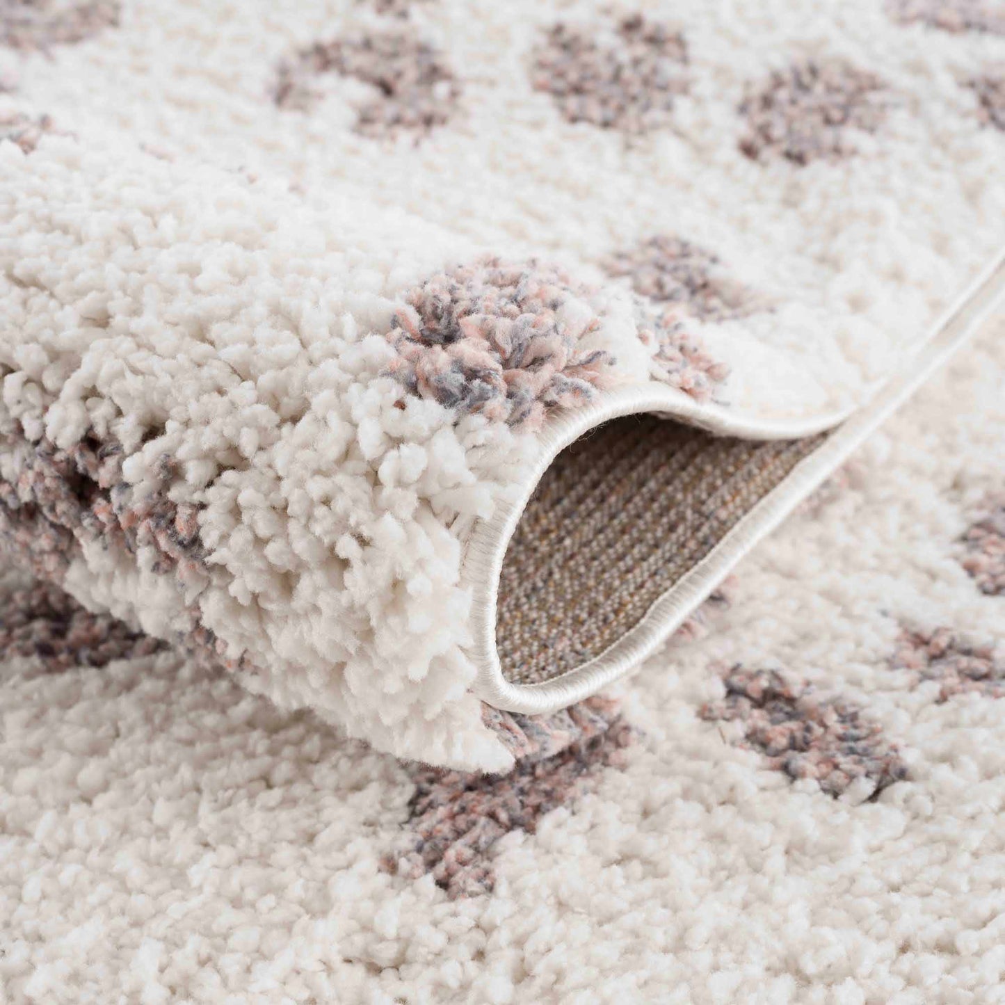 Zhen Pink & White Area Rug - Clearance