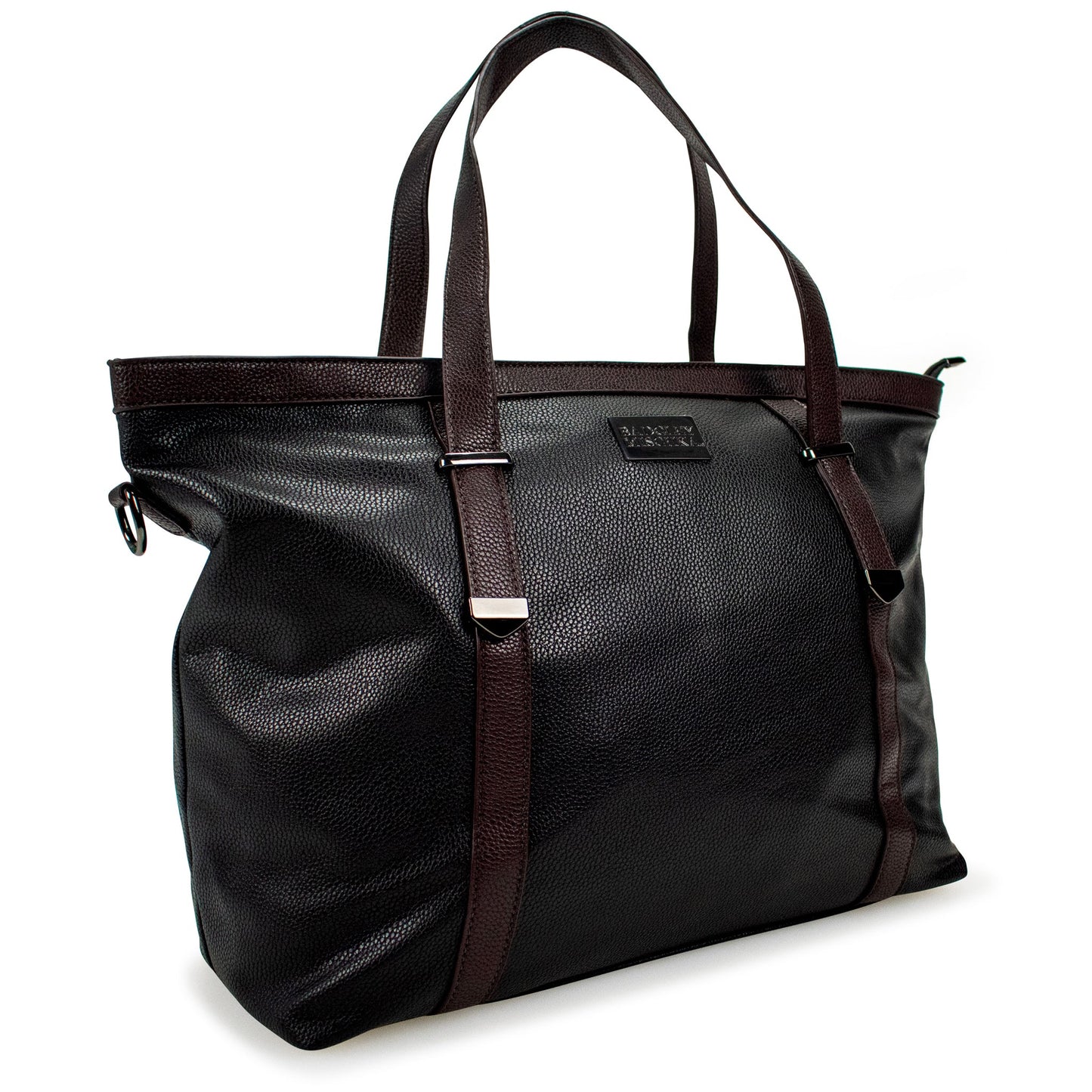 Anna Vegan Leather Weekender Tote Bag