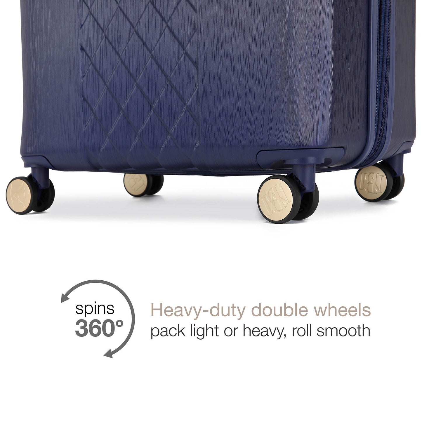 Diamond Expandable Chic Carry-on Suitcase