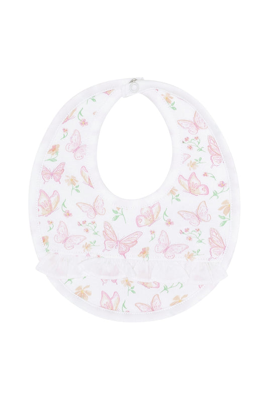 Butterflies Print Bib