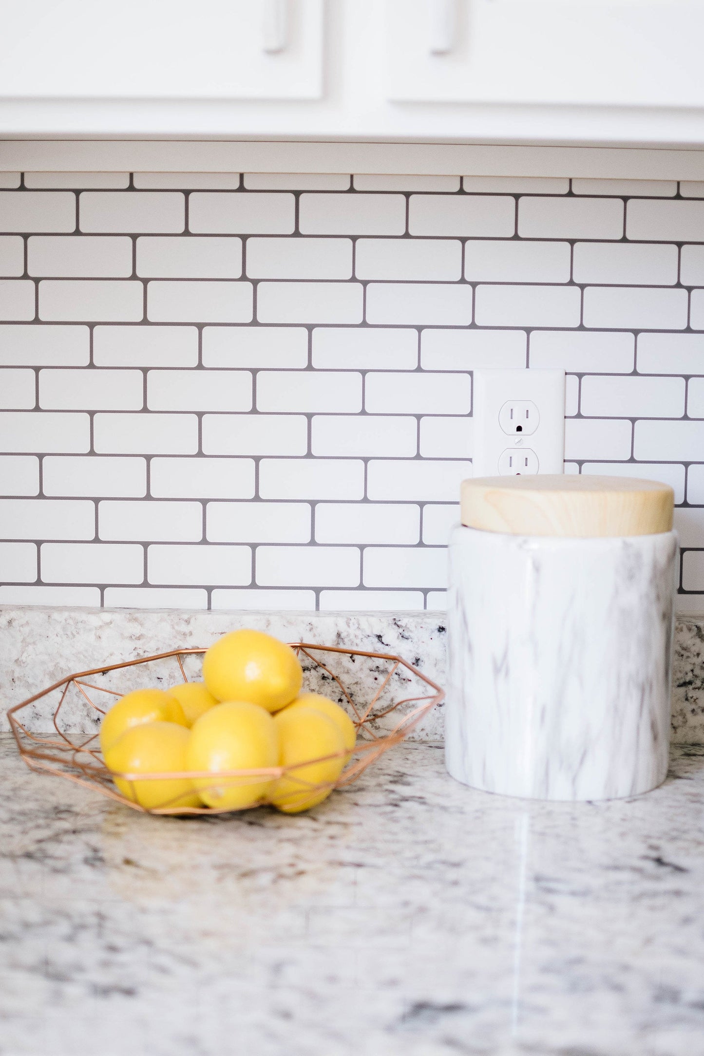 Small Subway Tile Backsplash