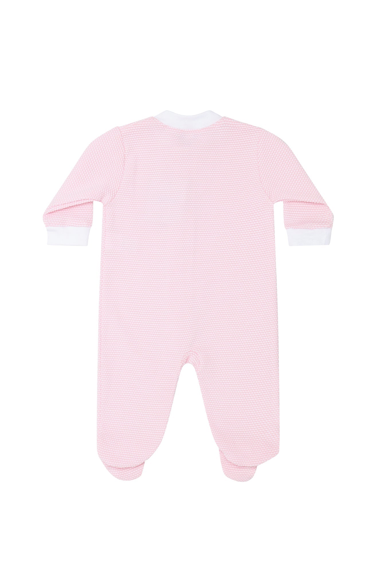 Pink Bubble Zipper Footie