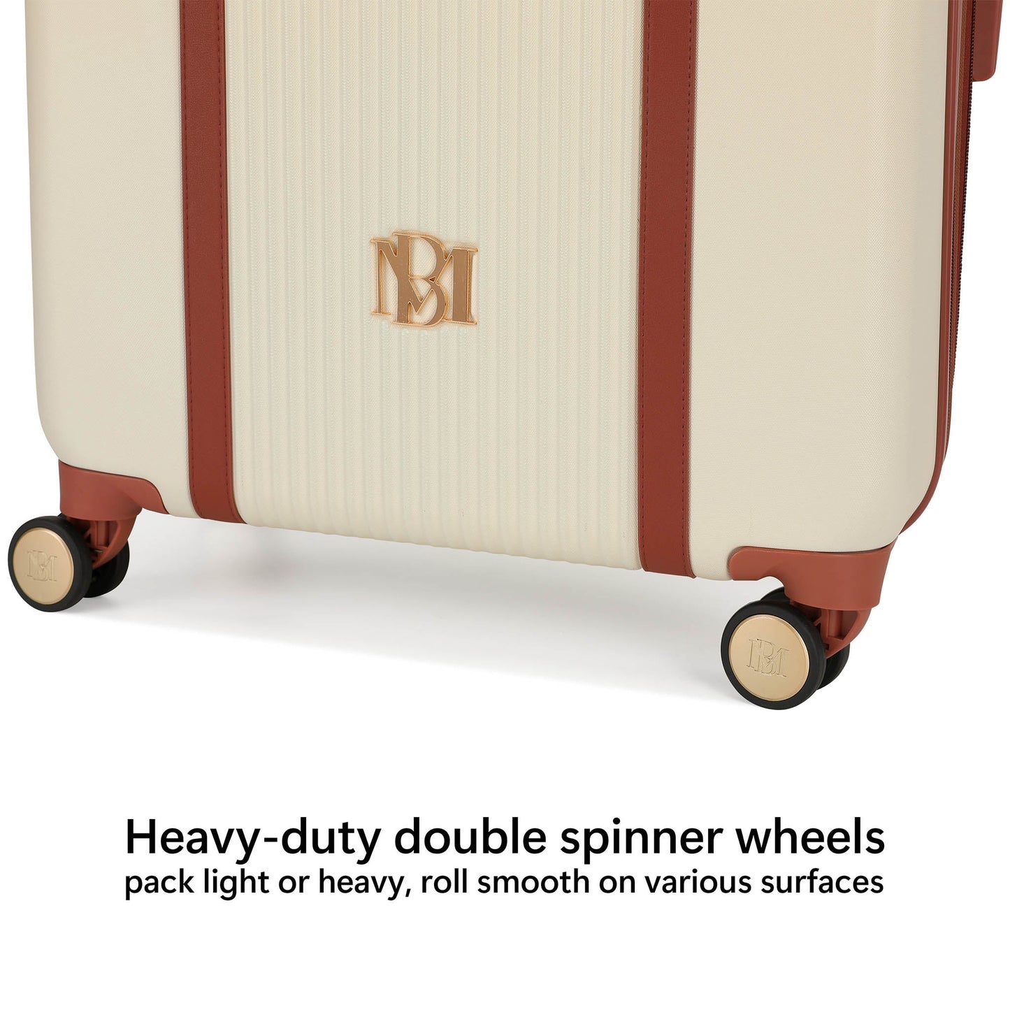 Mia 3 Piece Expandable Retro Luggage Set