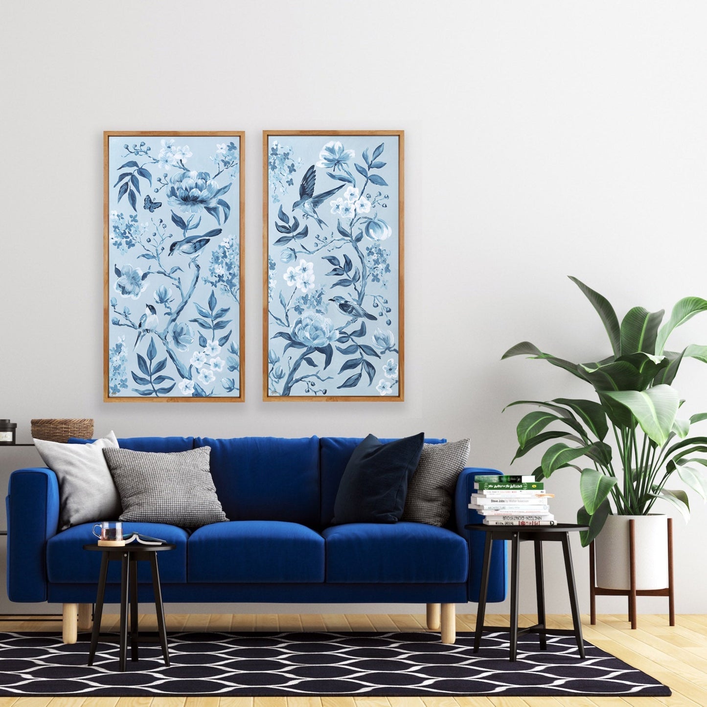 Blue Chinoiserie No. 1, a fine art print