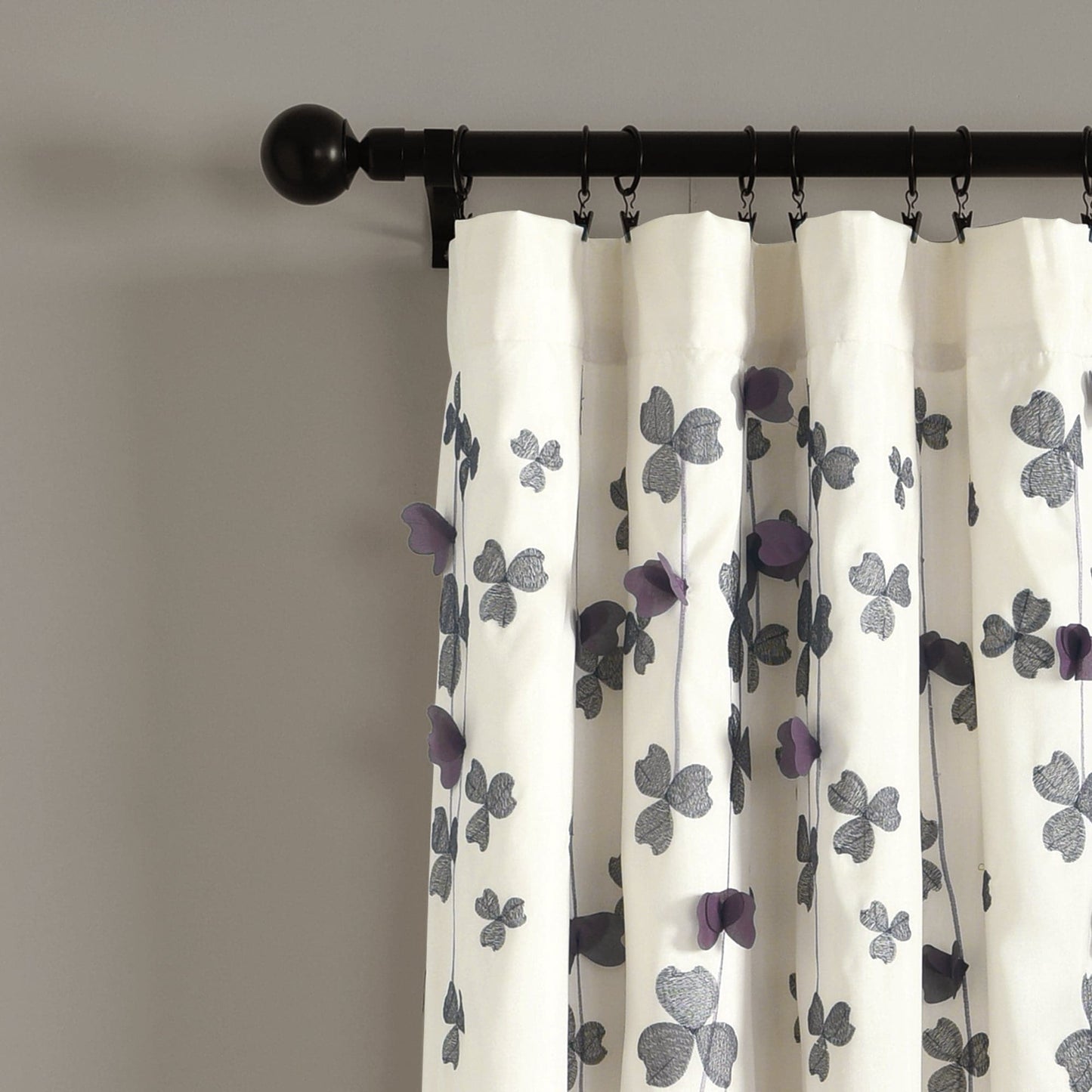 Flower Drops Window Curtain