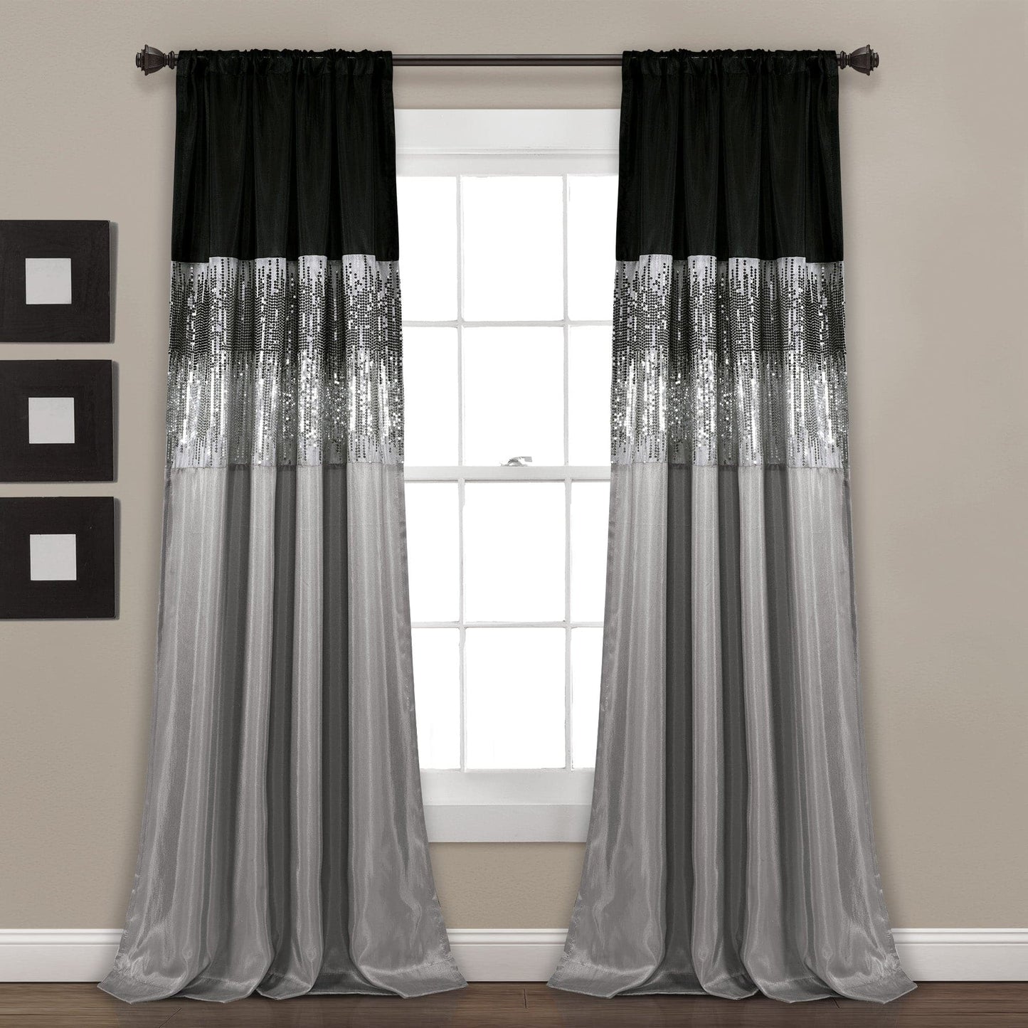 Night Sky Window Curtain Panel