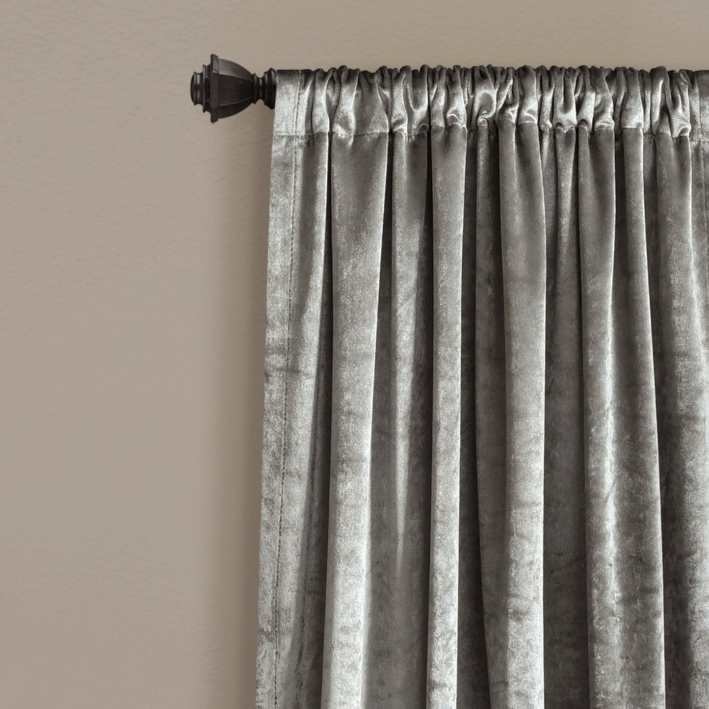 Velvet Dream Light Filtering Window Curtain Panel Set