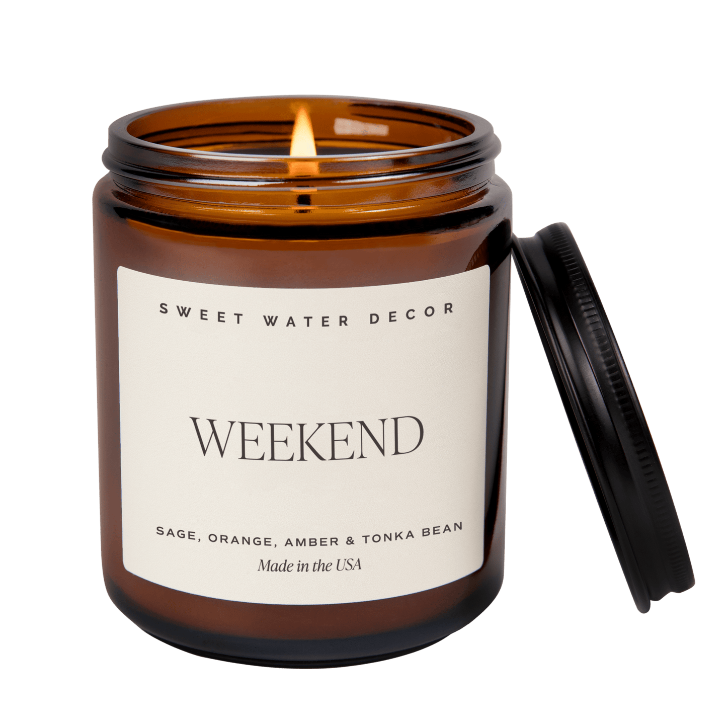 Weekend Soy Candle - Amber Jar - 9 oz