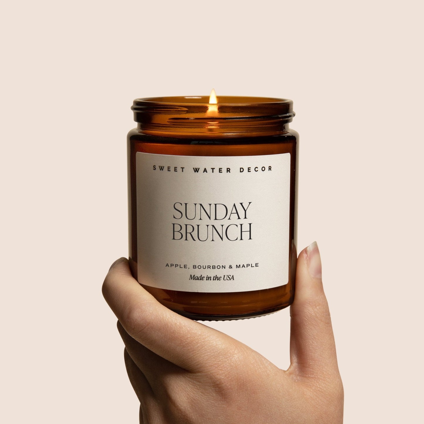 Sunday Brunch Soy Candle - Amber Jar - 9 oz