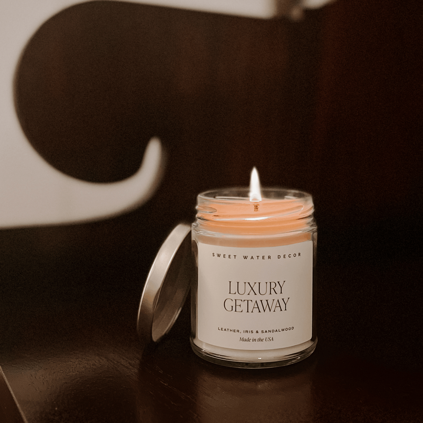 Luxury Getaway Soy Candle - Clear Jar - 9 oz