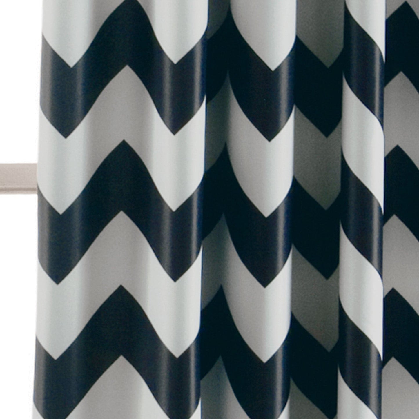 Chevron Blackout Window Curtain Set