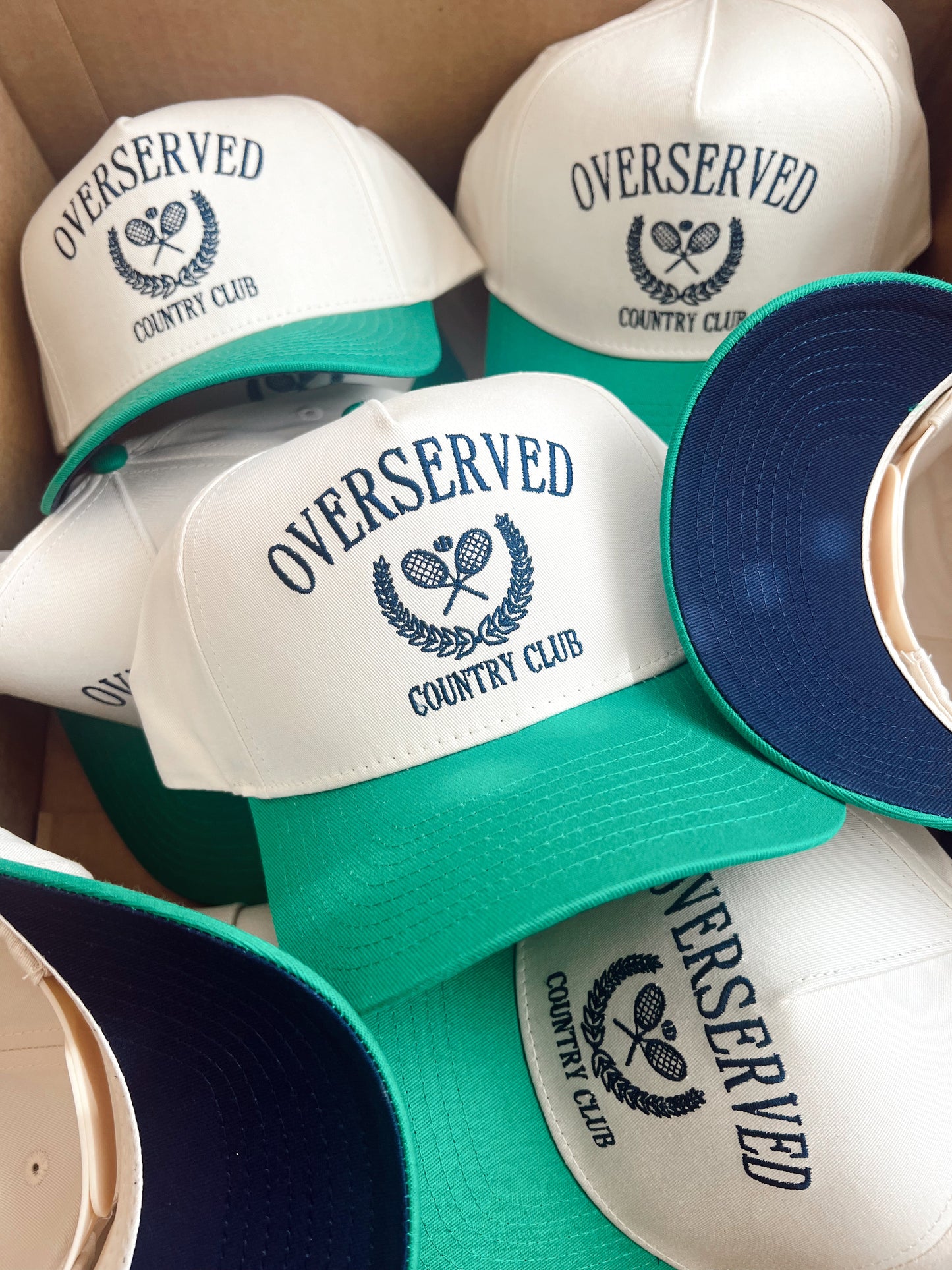 Overserved Country Club - Green Vintage Trucker Hat