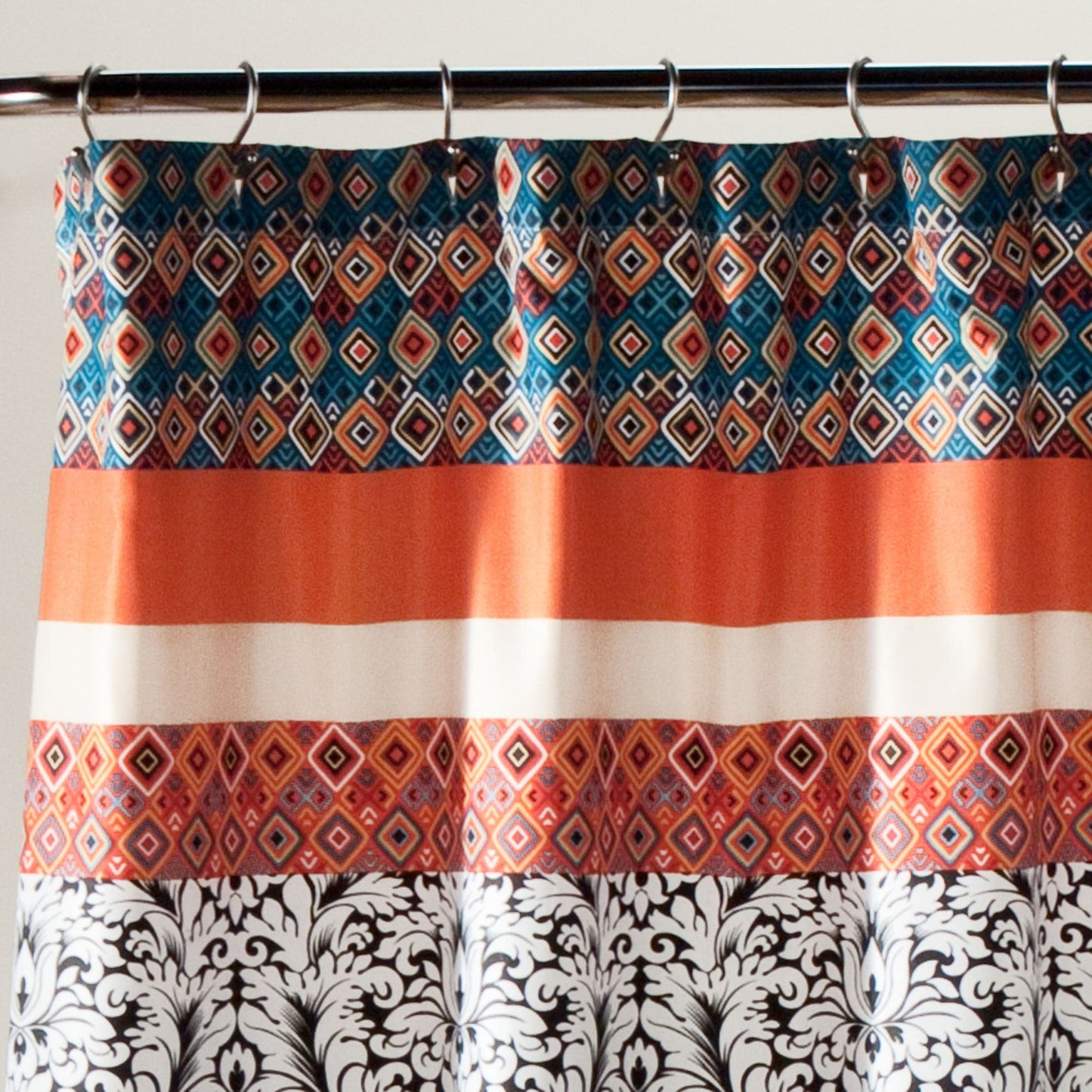 Boho Stripe Shower Curtain