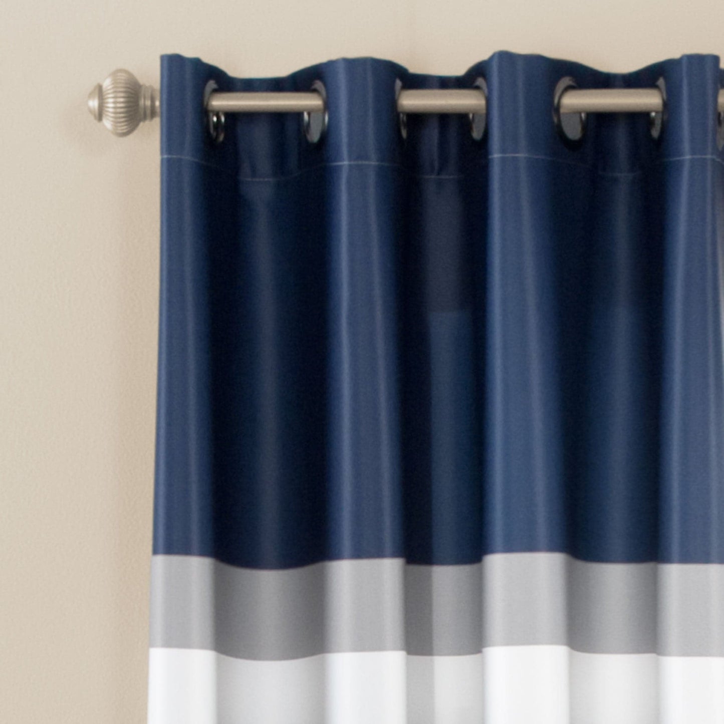 Alexander Stripe Light Filtering Window Curtain Panel Set