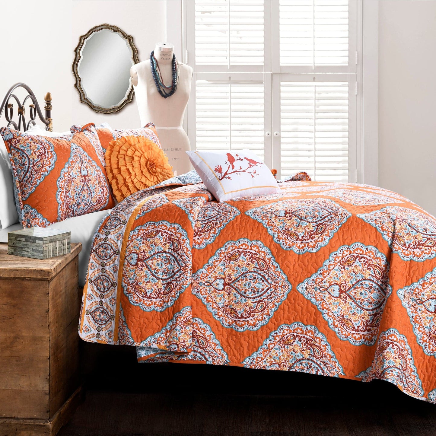 Harley 5 Piece Quilt Set