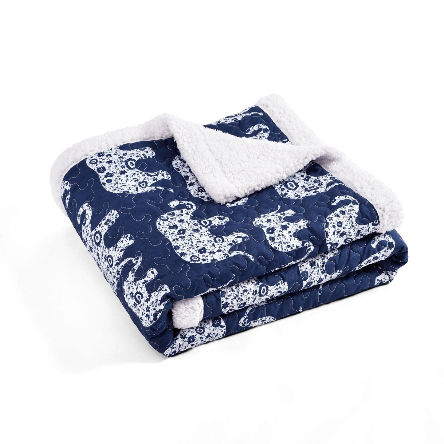 Elephant Parade Sherpa Throw