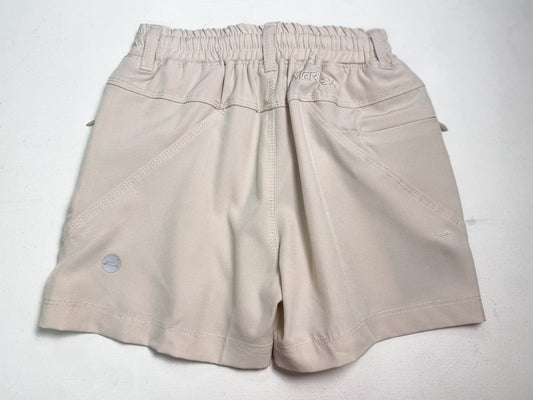 Kids Stone Khaki Performance Sport Shorts