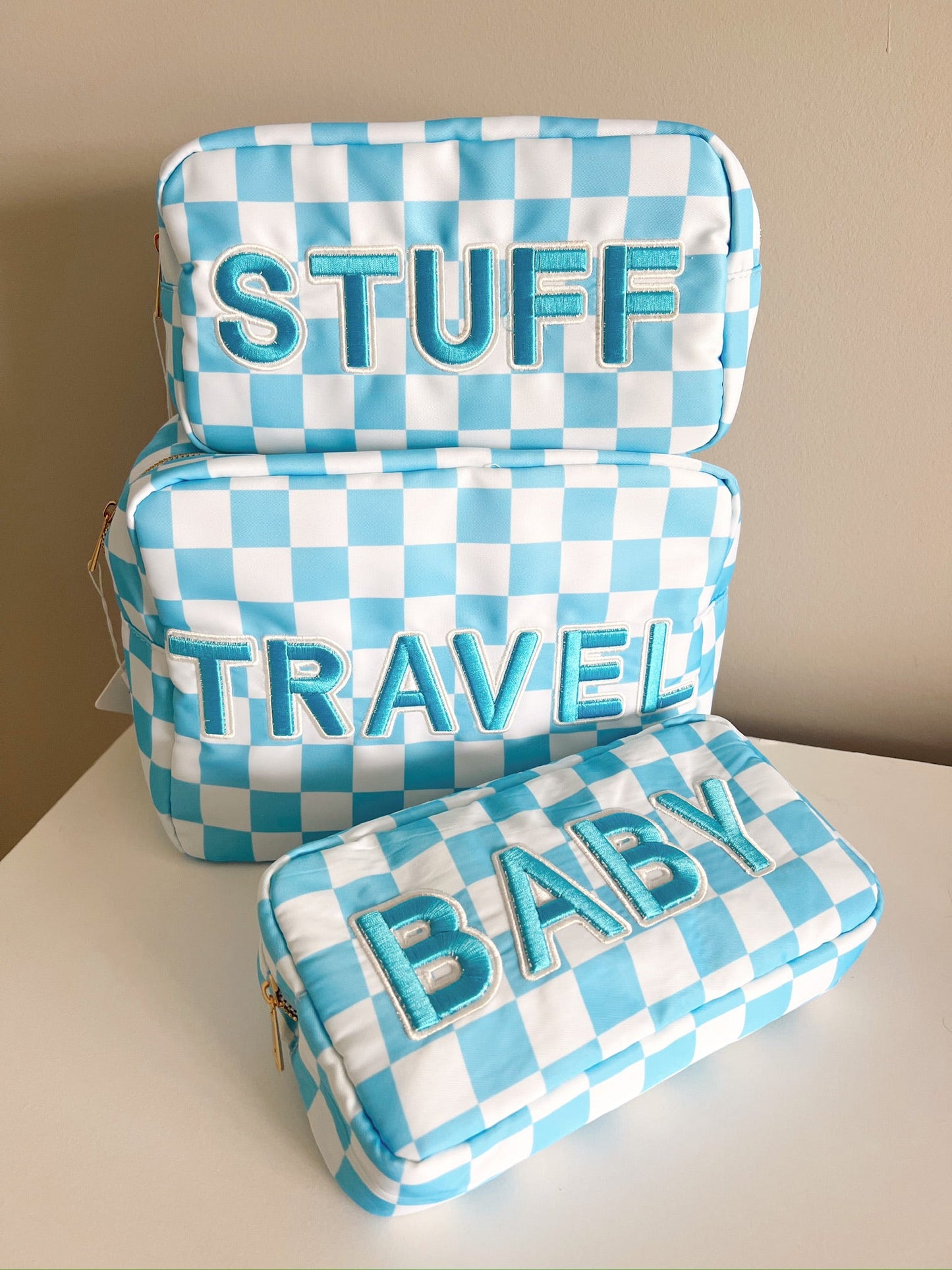 Travel XL - Blue Checkered