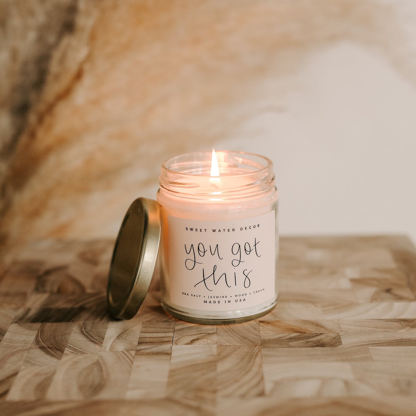 You Got This Soy Candle - Clear Jar - 9 oz