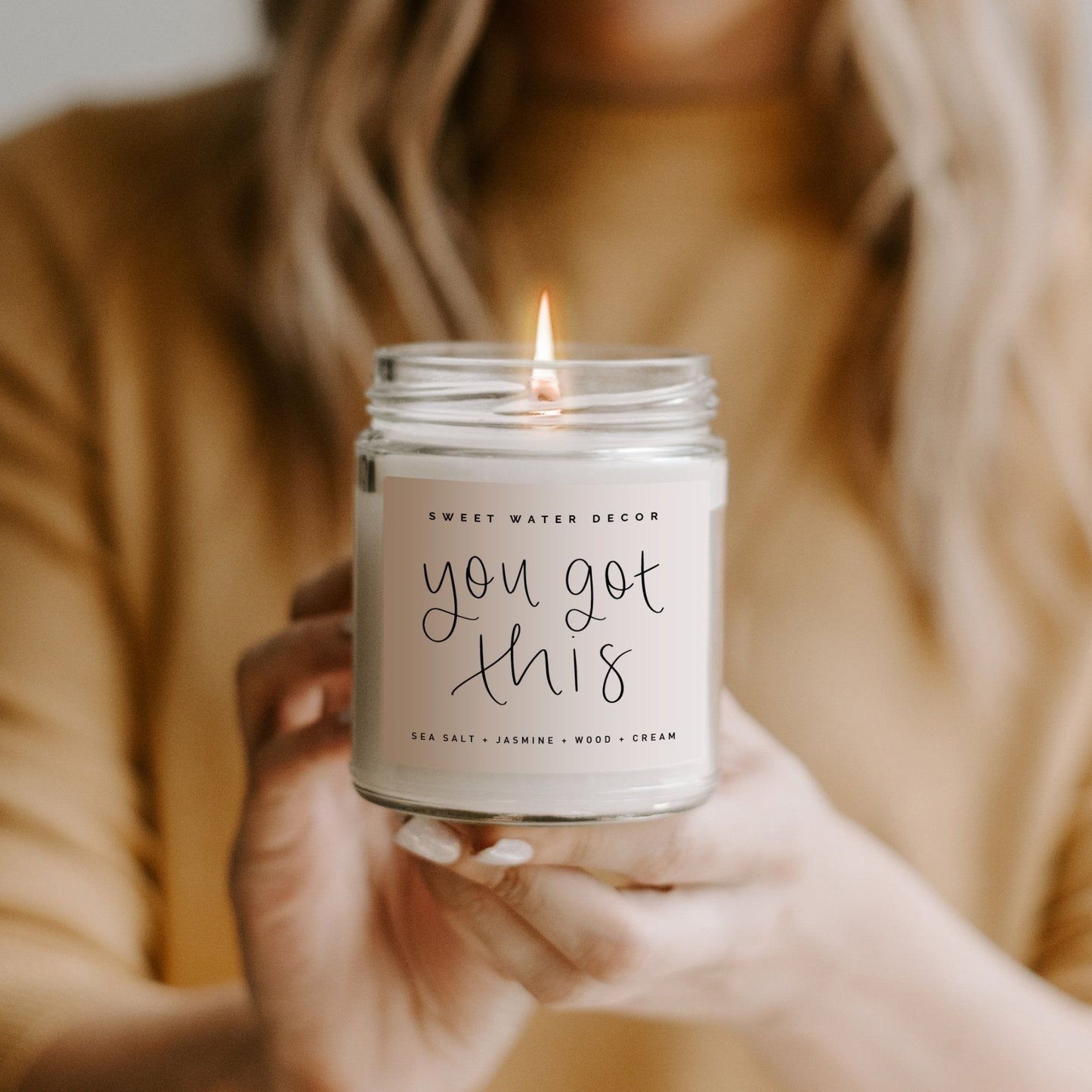 You Got This Soy Candle - Clear Jar - 9 oz