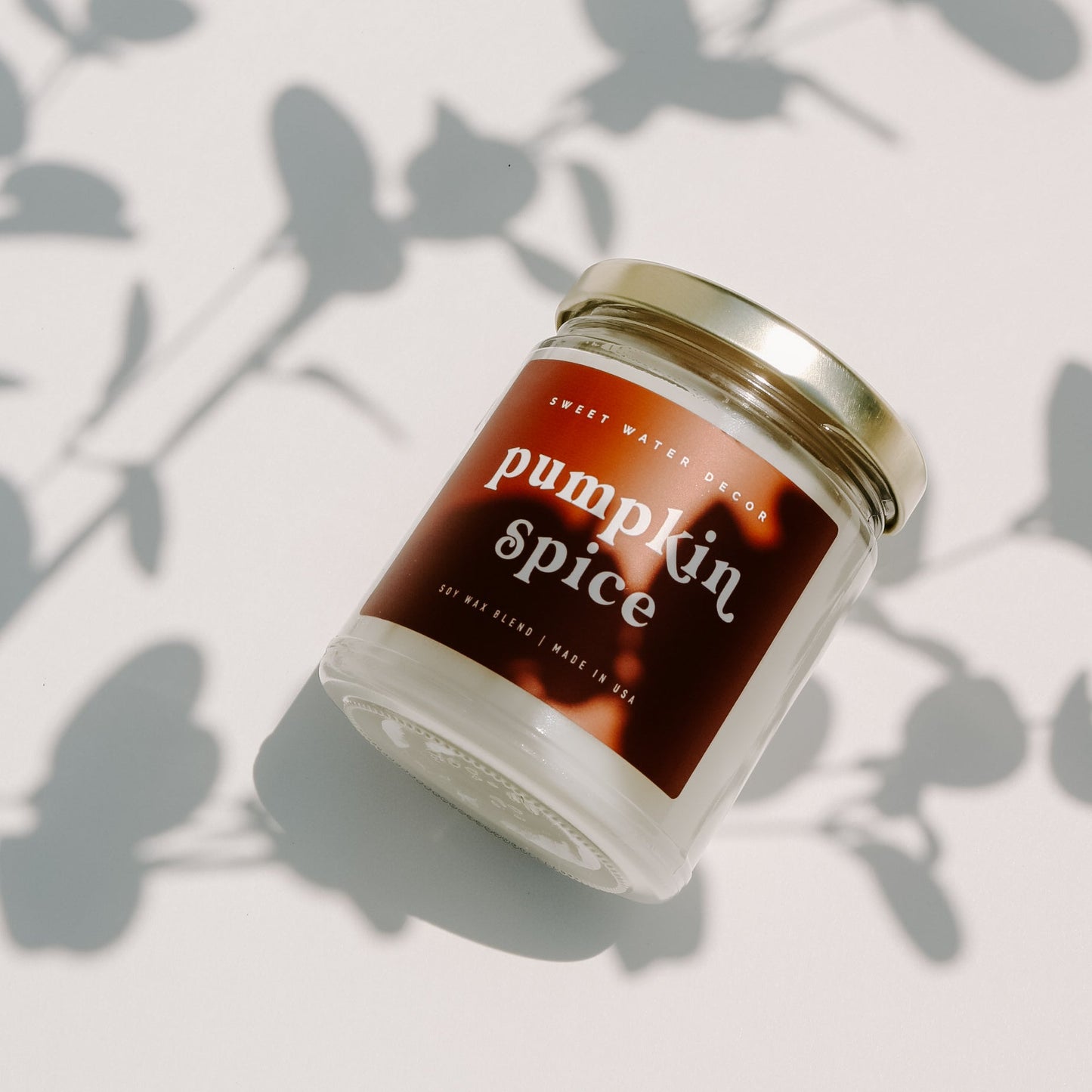 Pumpkin Spice Soy Candle - Clear Jar - 9 oz