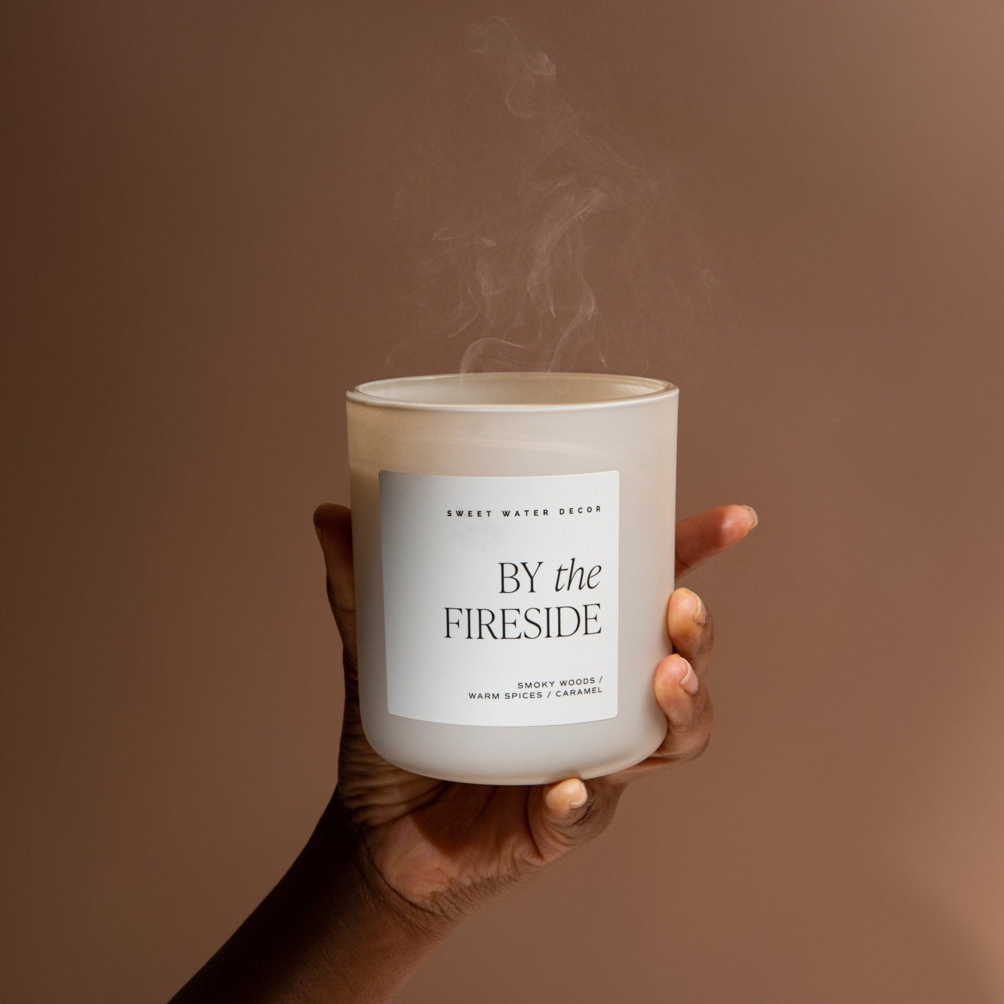 By The Fireside Soy Candle - Tan Matte Jar - 15 oz