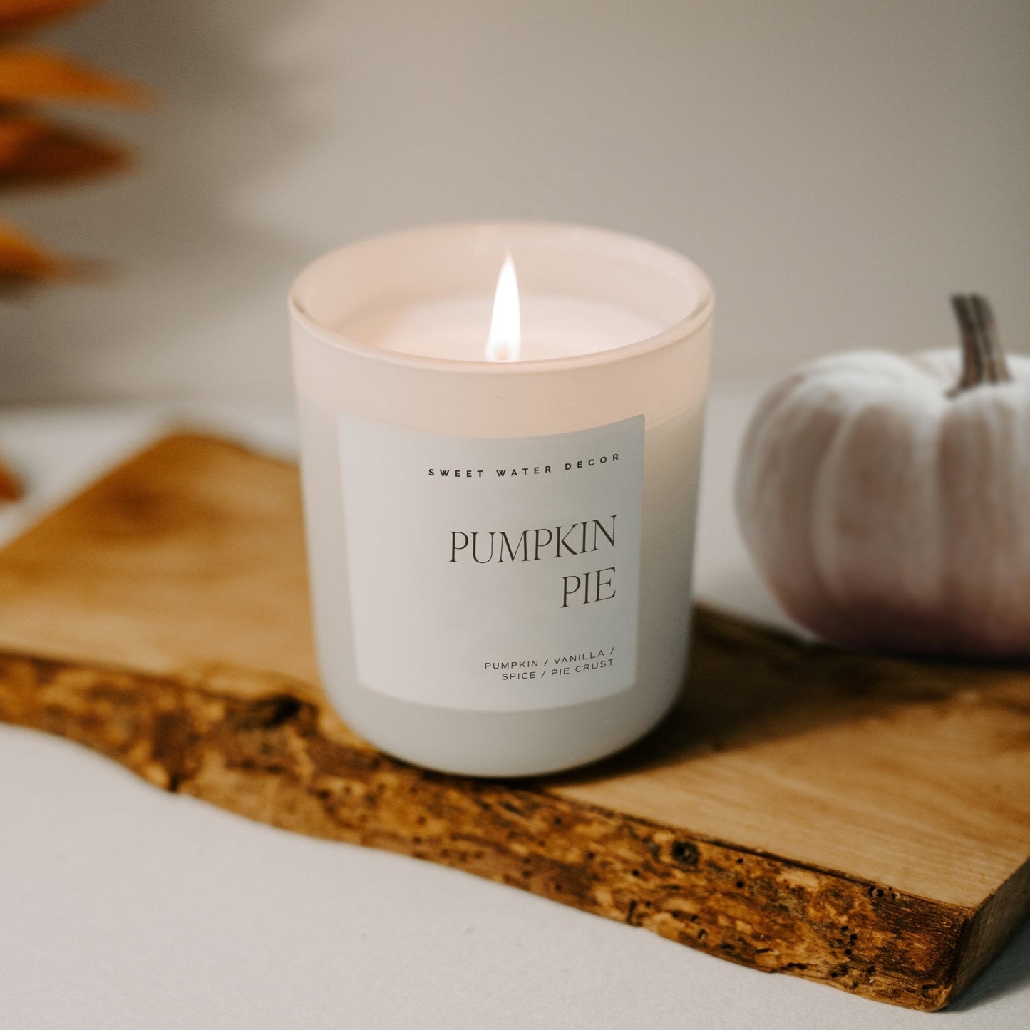 Pumpkin Pie Soy Candle - Tan Matte Jar - 15 oz (Hello Pumpkin)