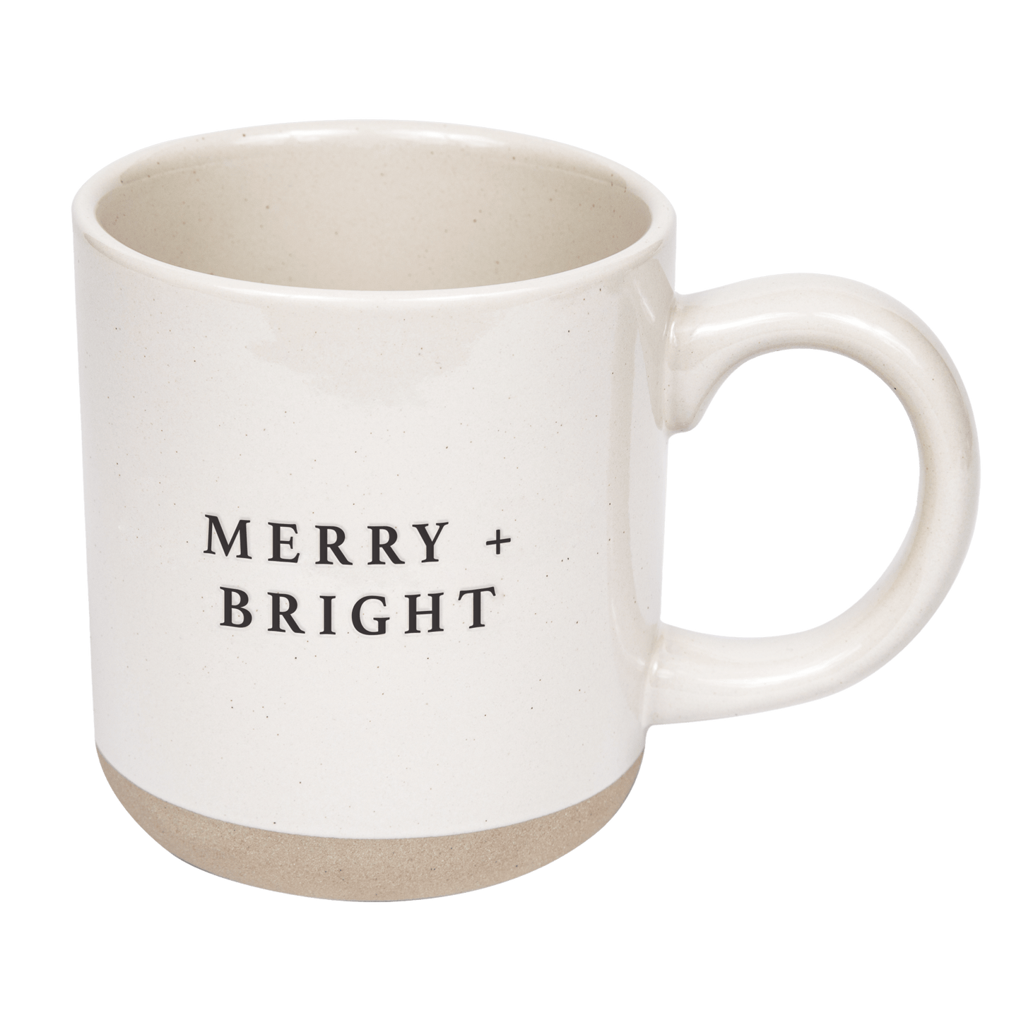 Merry and Bright 14oz. Stoneware Coffee Mug