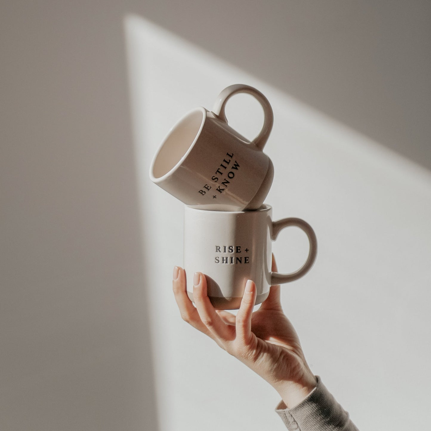 Be Still and Know 14oz. Stoneware Coffee Mug