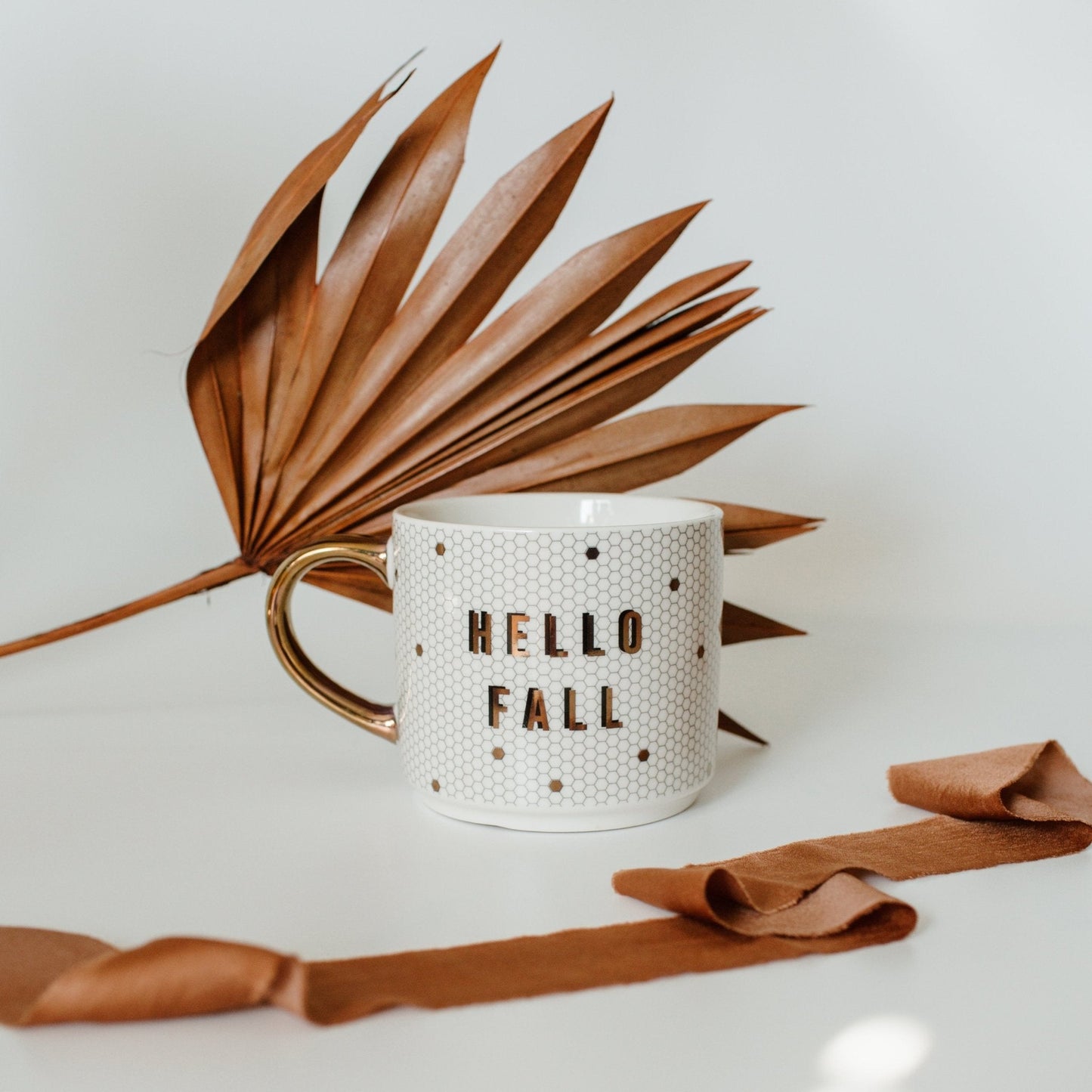 Hello Fall 17oz. Tile Coffee Mug