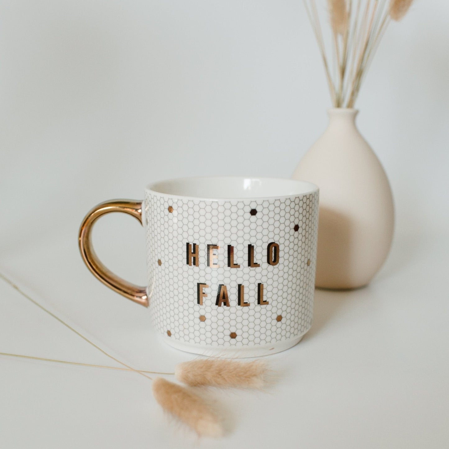 Hello Fall 17oz. Tile Coffee Mug