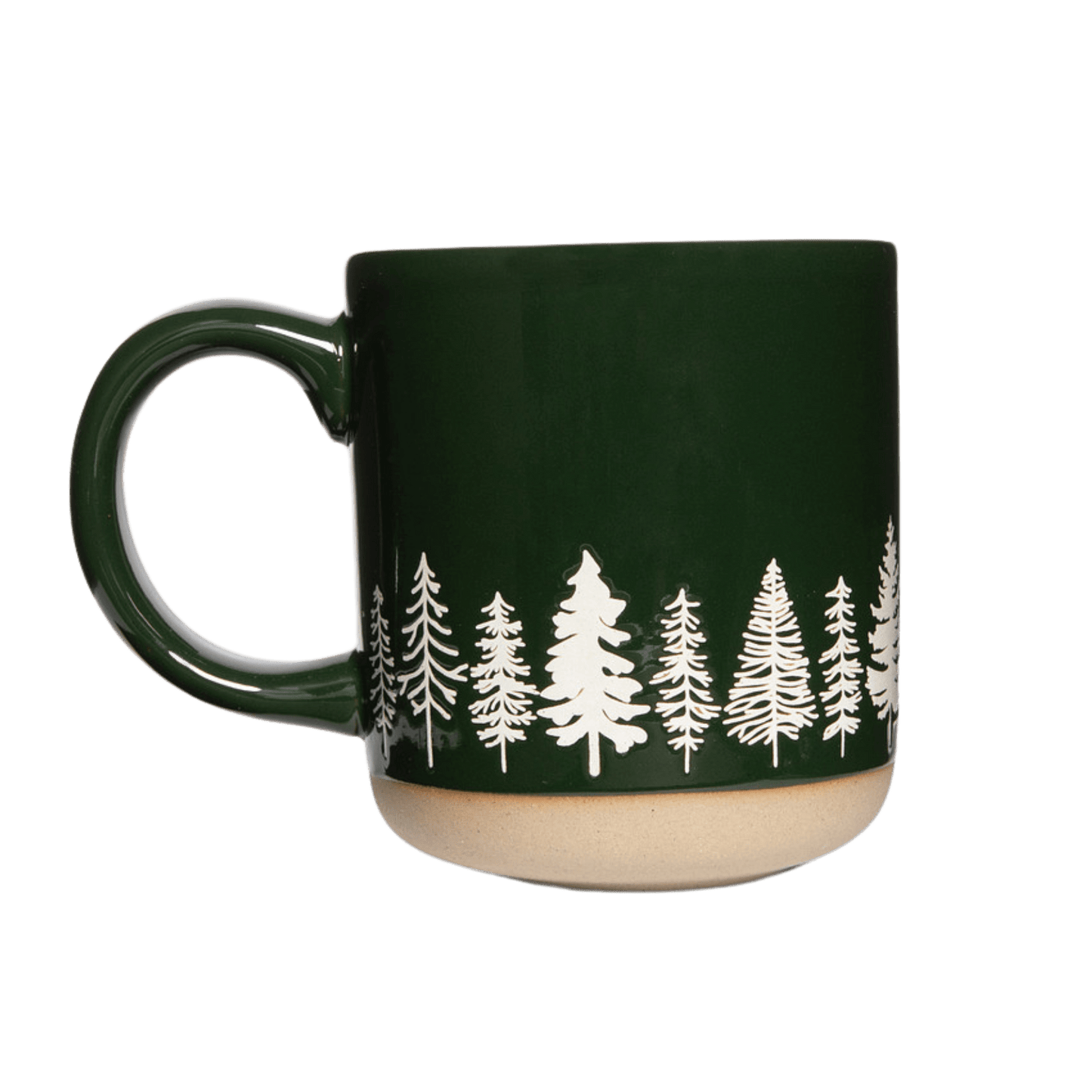 Pine Trees 14oz. Stoneware Coffee Mug