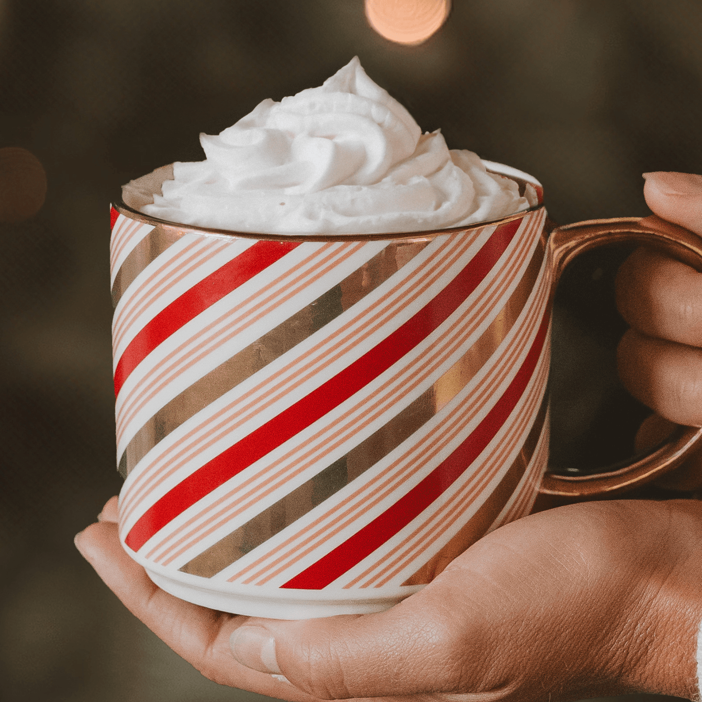 Candy Cane 17oz. Coffee Mug