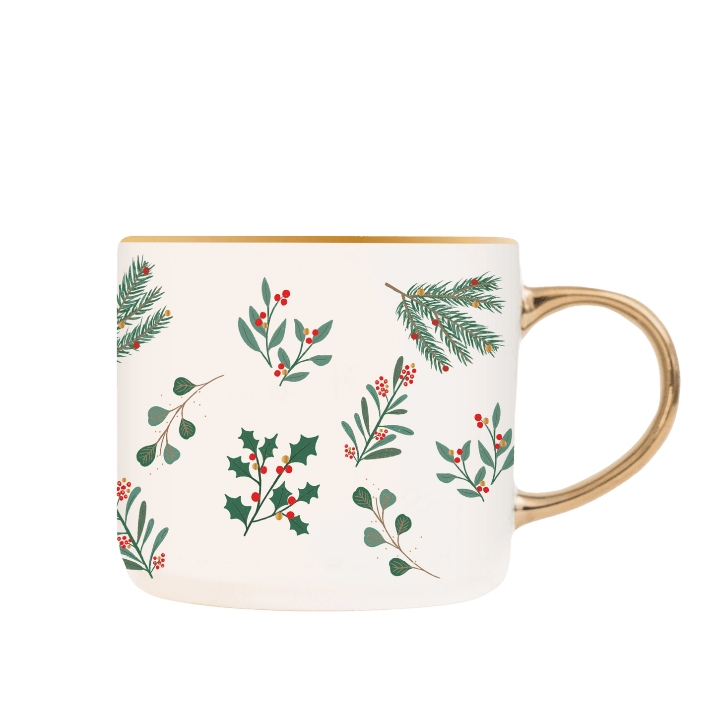 Holiday Greenery 17oz. Coffee Mug