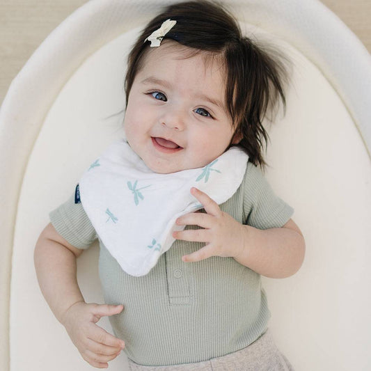 Dragonfly Oh So Soft Muslin Bandana Bib