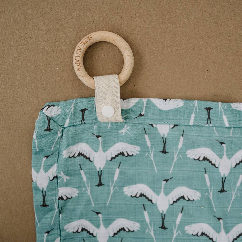 Crane Oh So Soft Muslin Teether Blanket