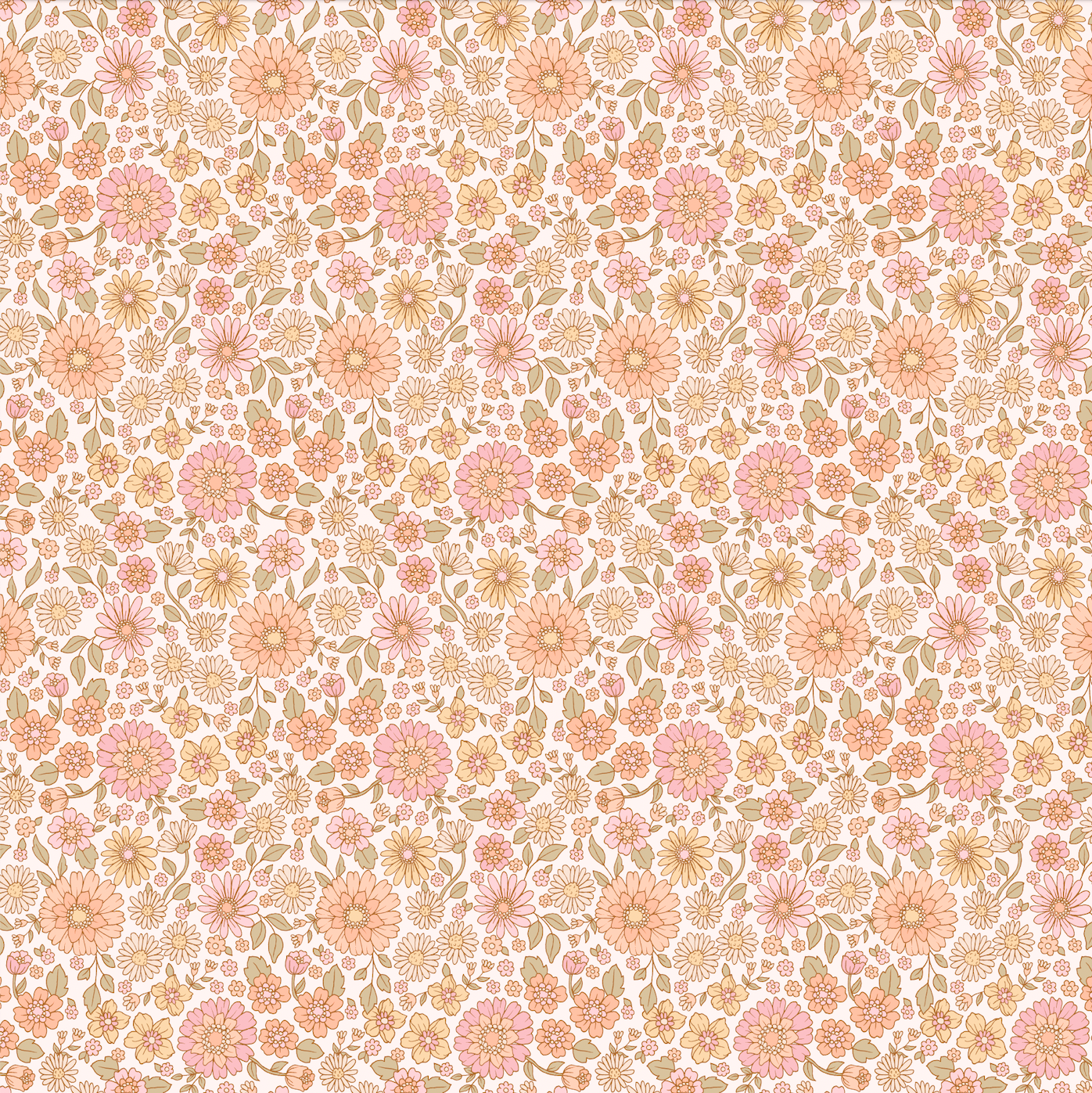 Daisy Wallpaper by Lovely People Studio