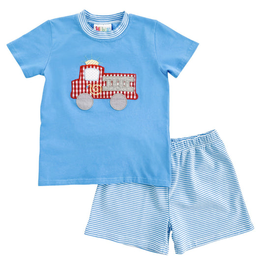 Firetruck Short Set