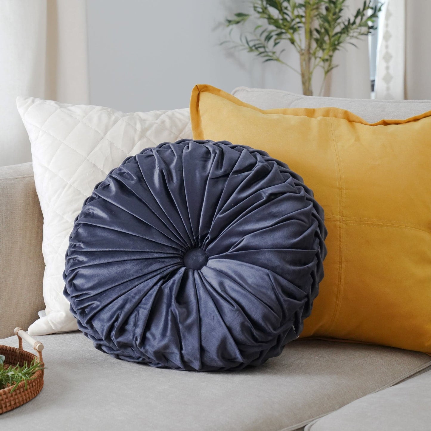 Faux Suede Decorative Pillow