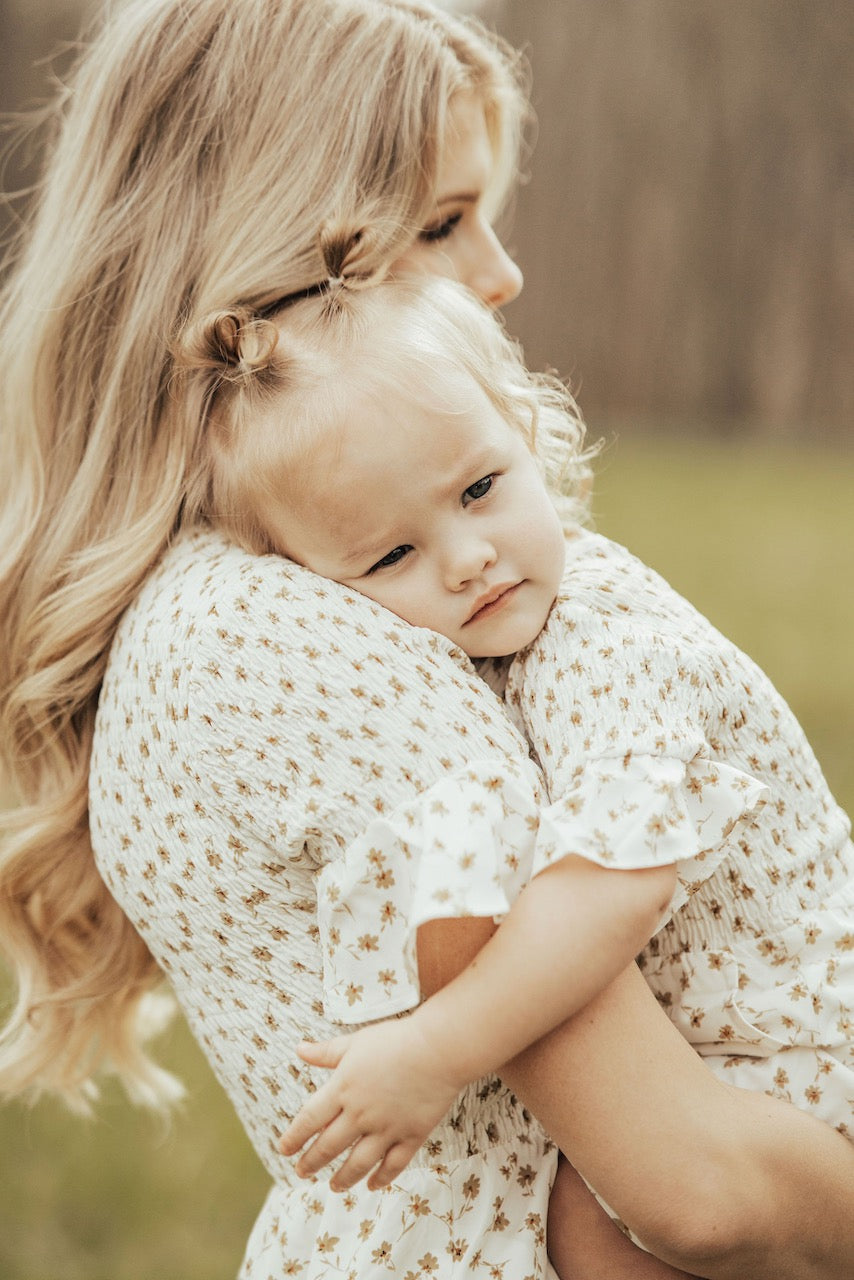 Mini Hazel Smocked Romper