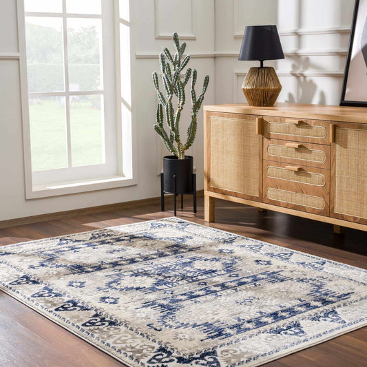 Bindi Navy Area Rug